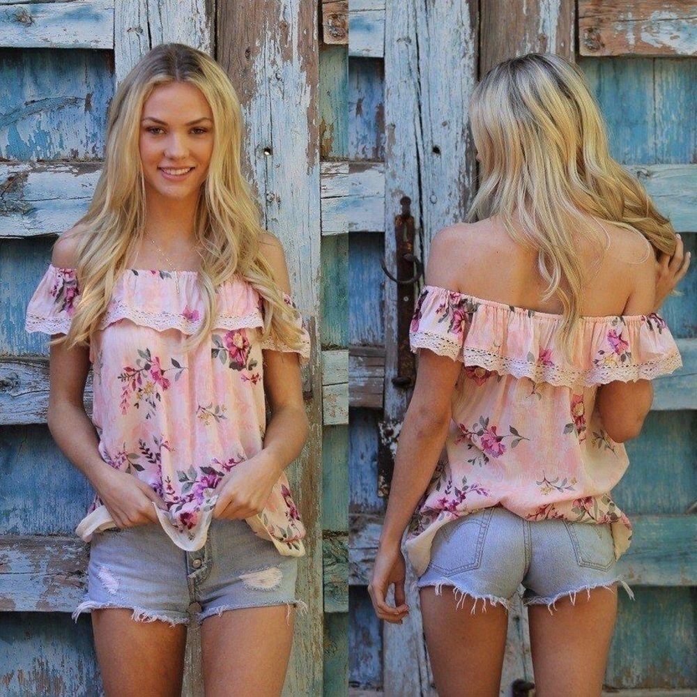 Loves A Funny Thing Floral Top